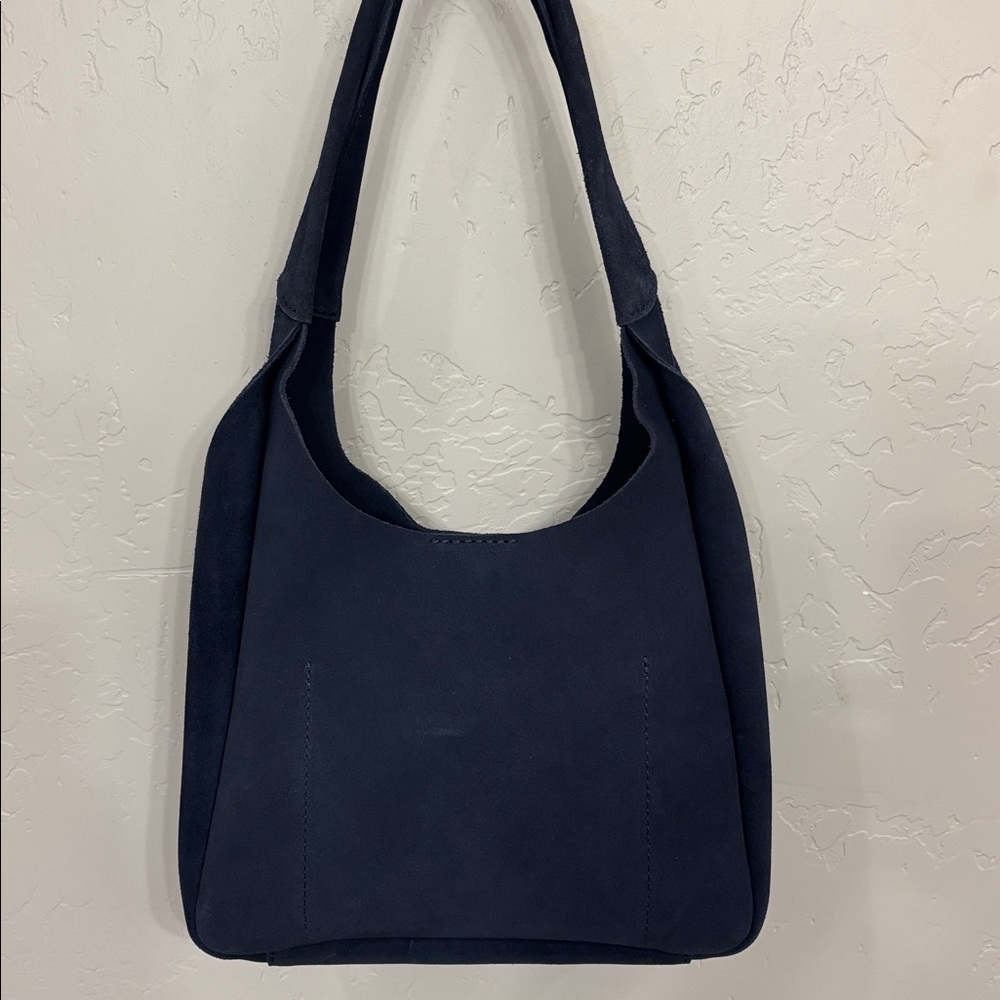 Alaska Blue L Madison Shoulder Bag by Portland Leather, NWT - Picture 6 of 13